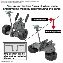 30MM EX ARM VEHICLE WHEEL MOBILE 1/144 MODEL KIT FIGURE BANDAI