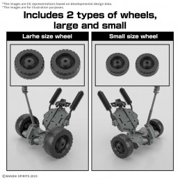 30MM EX ARM VEHICLE WHEEL MOBILE 1/144 MODEL KIT FIGURE BANDAI