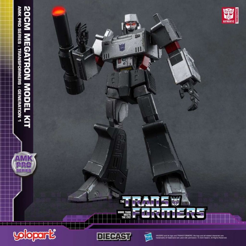 TRANSFORMERS GENERATION ONE MEGATRON MODEL KIT 20CM AMK PRO SERIES ACTION FIGURE YOLOPARK