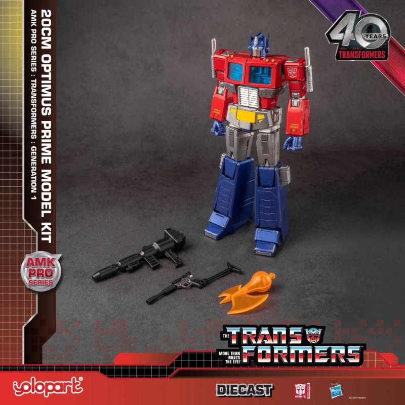 YOLOPARK TRANSFORMERS GENERATION ONE OPTIMUS PRIME MODEL KIT AMK PRO SERIES FIGURE