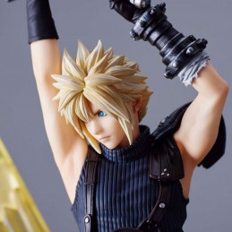 MEZCO TOYS FINAL FANTASY 7 REBIRTH CLOUD STRIFE STATUETTE 30CM FIGURE