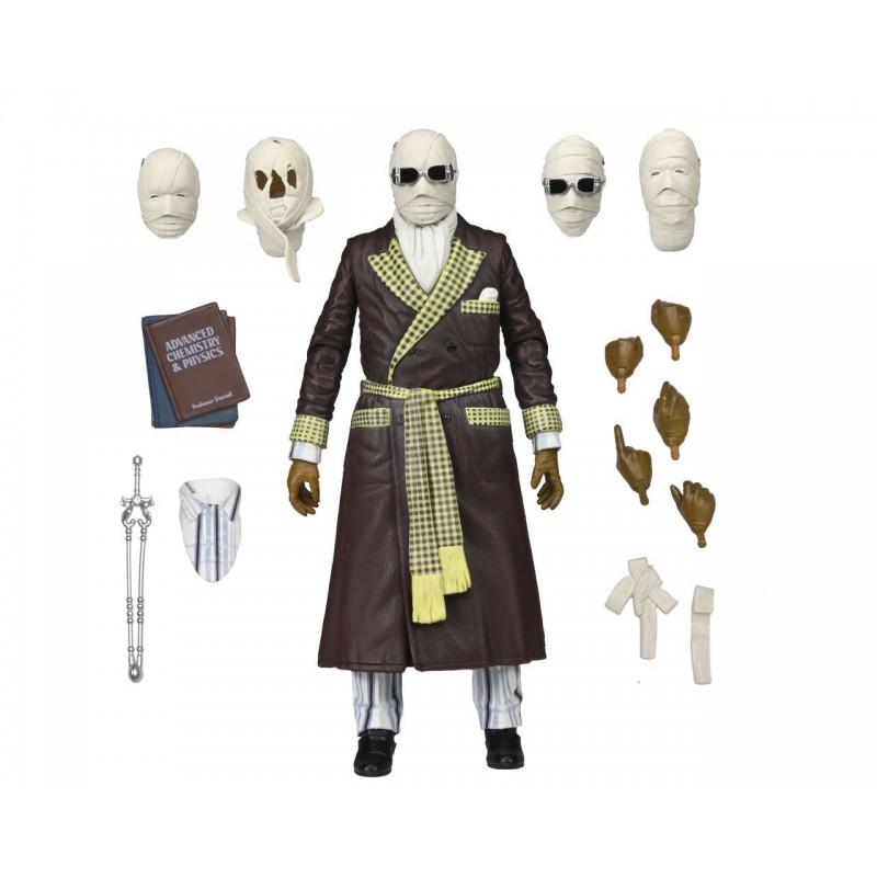 UNIVERSAL MONSTERS ULTIMATE INVISIBLE MAN KEMP HOUSE ACTION FIGURE NECA