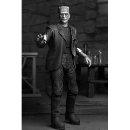 UNIVERSAL MONSTERS FRANKENSTEIN MONSTER ULTIMATE THE BRIDE OF FRANKENSTEIN BLACK AND WHITE ACTION FIGURE NECA