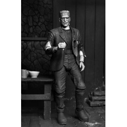 UNIVERSAL MONSTERS FRANKENSTEIN MONSTER ULTIMATE THE BRIDE OF FRANKENSTEIN BLACK AND WHITE ACTION FIGURE NECA