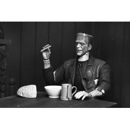 UNIVERSAL MONSTERS FRANKENSTEIN MONSTER ULTIMATE THE BRIDE OF FRANKENSTEIN BLACK AND WHITE ACTION FIGURE NECA