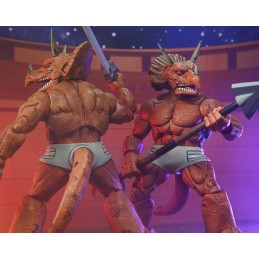 TEENAGE MUTANT NINJA TURTLES TRICERATON GLADIATOR MIRAGE COMICS ACTION FIGURE NECA