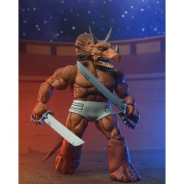 NECA TEENAGE MUTANT NINJA TURTLES TRICERATON GLADIATOR MIRAGE COMICS VER. ACTION FIGURE