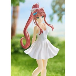 DOKI DOKI LITERATURE CLUB! MONIKA WHITE DRESS POP UP PARADE STATUA FIGURE GOOD SMILE COMPANY