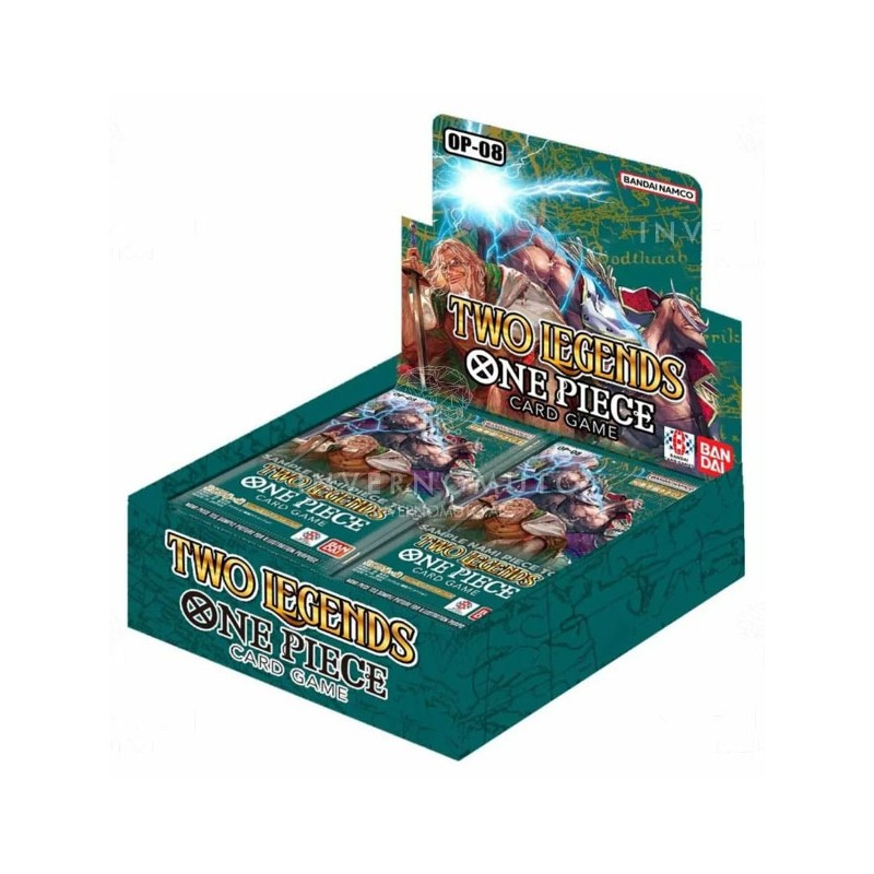 BANDAI ONE PIECE OP-08 EU TWO LEGENDS BOX SIGILLATO 24 BUSTE IN INGLESE