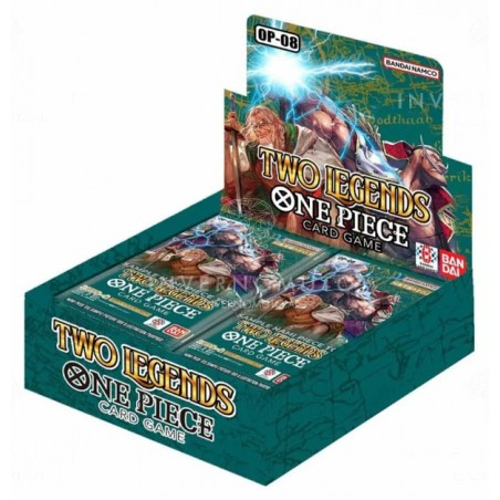 ONE PIECE OP-08 EU TWO LEGENDS BOX SIGILLATO 24 BUSTE IN INGLESE