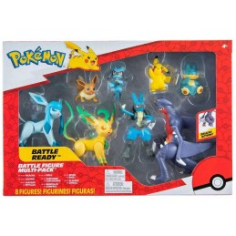 POKEMON BATTLE FIGURE MULTI-PACK BATTLE READY 8X MINIFIGURE JAZWARES