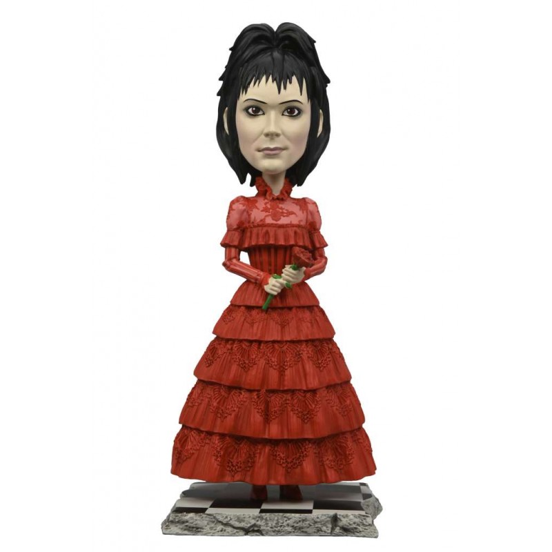 BEETLEJUICE 2 LYDIA HEADKNOCKER BOBBLE HEAD FIGURE NECA