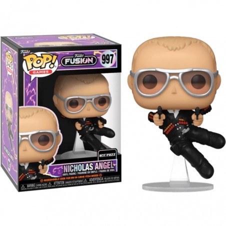 FUNKO POP! FUNKO FUSION HOT FUZZ NICHOLAS ANGEL BOBBLE HEAD FIGURE