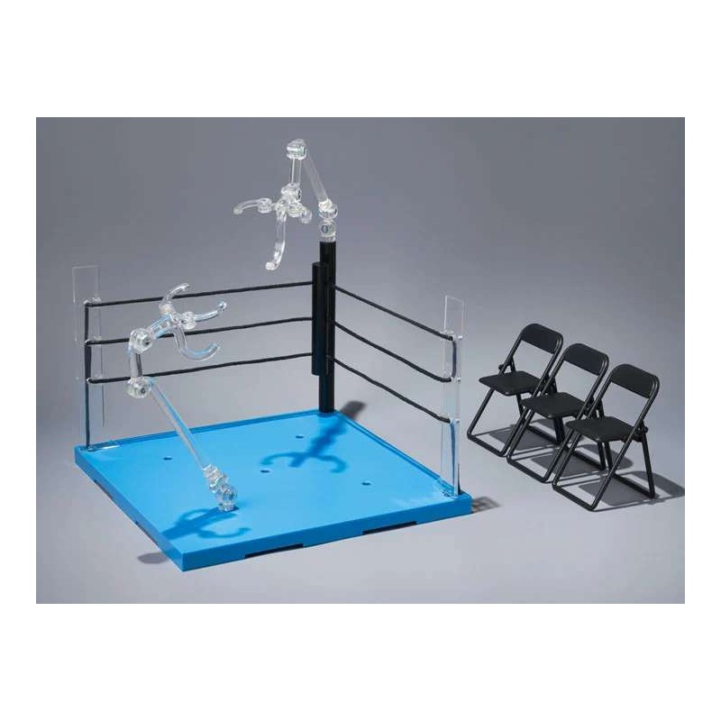 TAMASHII STAGE ACT RING CORNER NEUTRAL + FOLDING CHAIR SET BANDAI