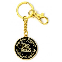 THE LORD OF THE RINGS LOGO METAL KEYCHAIN PORTACHIAVI CARAT