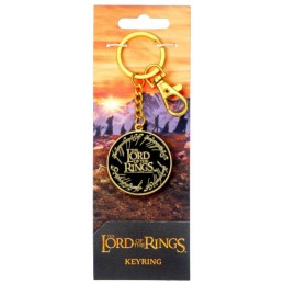 THE LORD OF THE RINGS LOGO METAL KEYCHAIN PORTACHIAVI CARAT