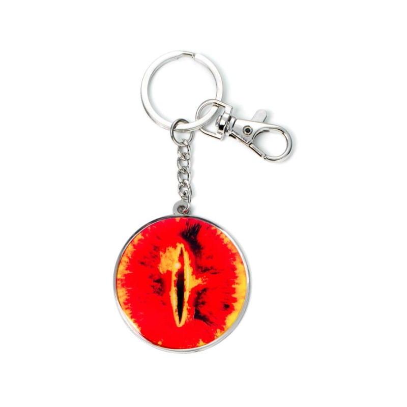 THE LORD OF THE RINGS OCCHIO DI SAURON METAL KEYCHAIN PORTACHIAVI CARAT