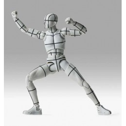 BODY KUN SPORTS WIRE FRAME GREY COLOR S.H. FIGUARTS ACTION FIGURE BANDAI