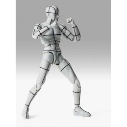 BODY KUN SPORTS WIRE FRAME GREY COLOR S.H. FIGUARTS ACTION FIGURE BANDAI