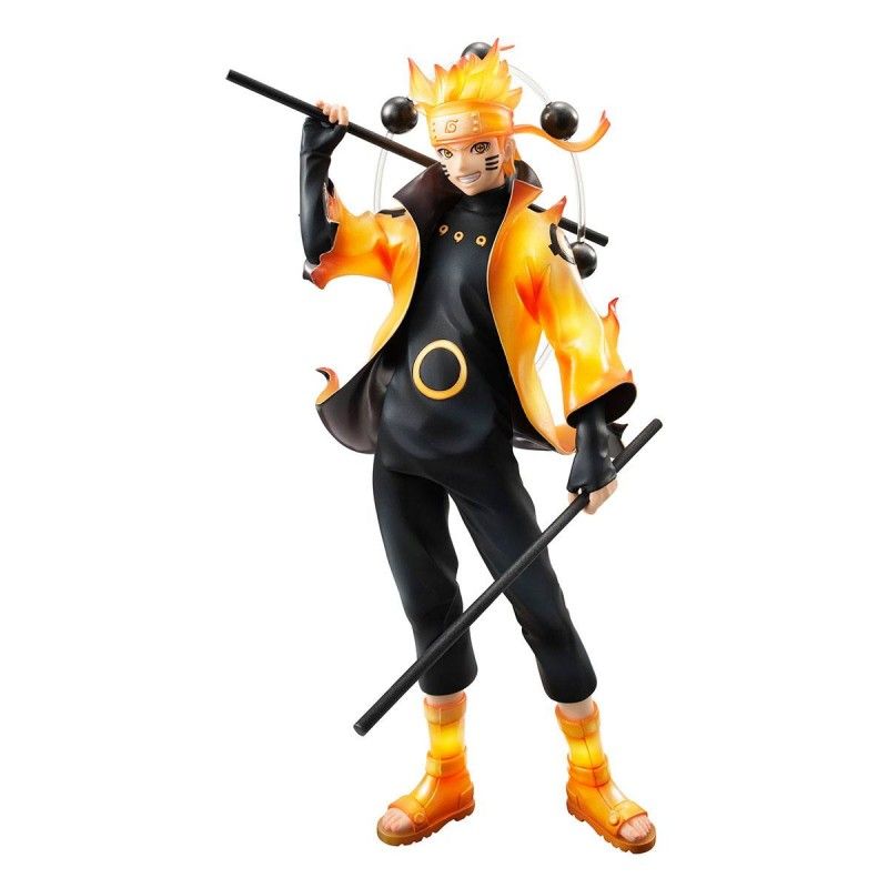 MEGAHOUSE NARUTO SHIPPUDEN NARUTO UZUMAKI SIXTH PATHS SAGE G.E.M. STATUE FIGURE