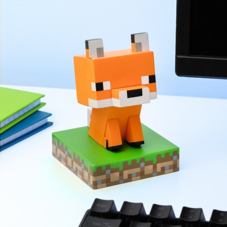 MINECRAFT 3D LAMP ICONS FOX LIGHT LAMPADA FIGURE