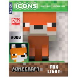 PALADONE PRODUCTS MINECRAFT 3D LAMP ICONS FOX LIGHT FIGURE