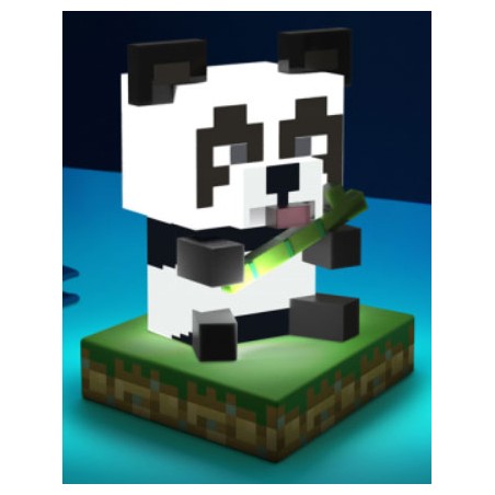 MINECRAFT 3D LAMP ICONS PANDA LIGHT LAMPADA FIGURE