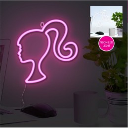 BARBIE SILHOUETTE LED NEON LIGHT LAMPADA PALADONE PRODUCTS