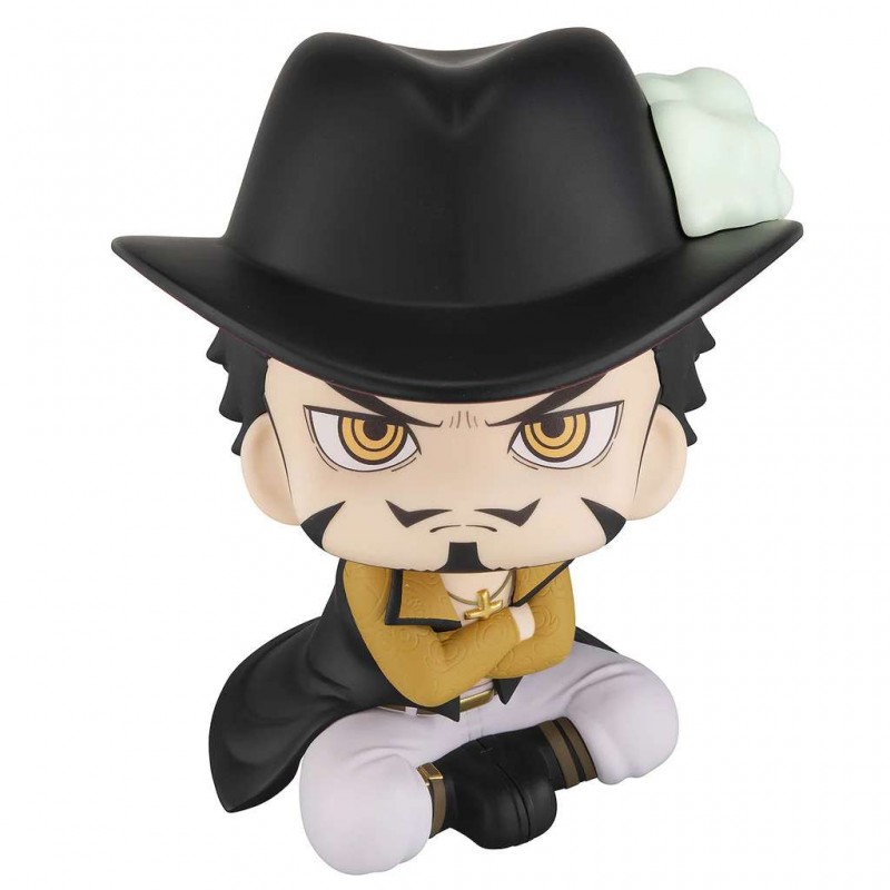 MEGAHOUSE ONE PIECE LOOK UP DRACULE MIHAWK 10CM MINI FIGURE