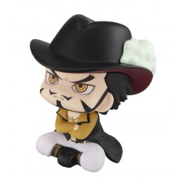 MEGAHOUSE ONE PIECE LOOK UP DRACULE MIHAWK 10CM MINI FIGURE