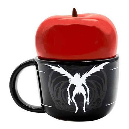 DEATH NOTE 3D APPLE MUG TAZZA CON COPERCHIO