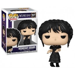 FUNKO FUNKO POP! WEDNESDAY ADDAMS DANCE BOBBLE HEAD KNOCKER FIGURE