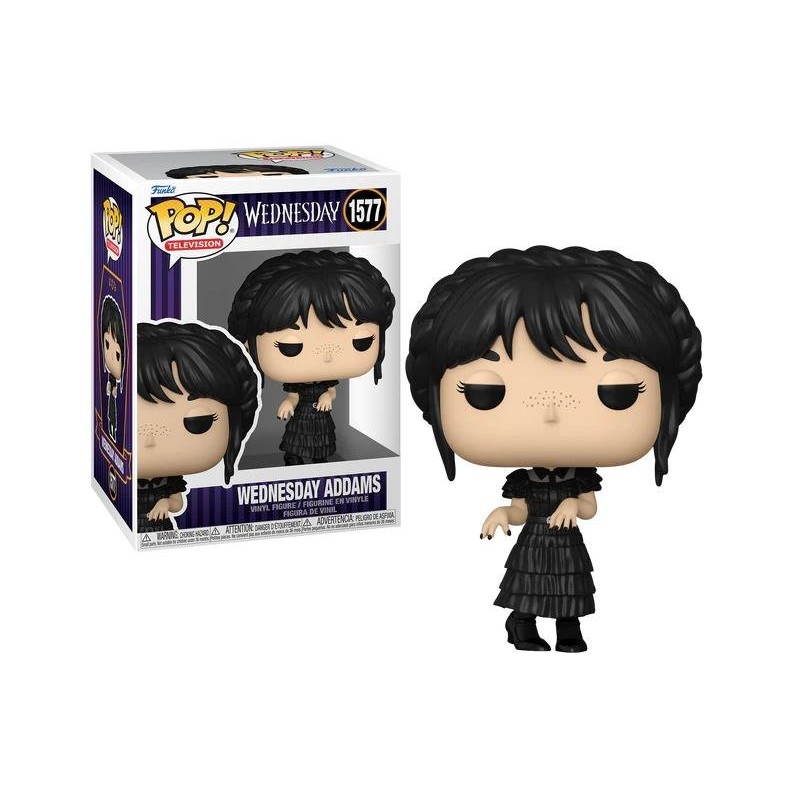 FUNKO FUNKO POP! WEDNESDAY ADDAMS DANCE BOBBLE HEAD KNOCKER FIGURE