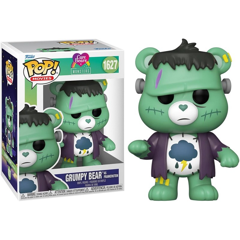 FUNKO POP! CARE BEAR x UNIVERSAL MONSTERS GRUMPY BEAR AS FRANKENSTEIN FIGURE FUNKO