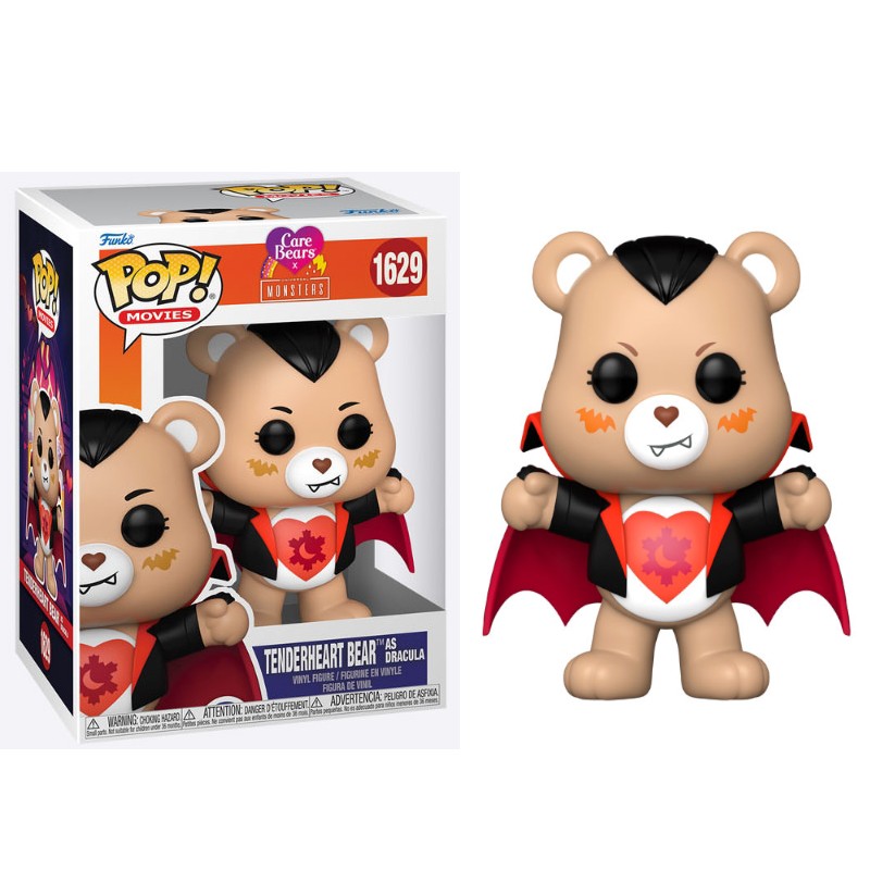 FUNKO POP! CARE BEAR x UNIVERSAL MONSTERS TENDERHEART BEAR AS DRACULA FIGURE FUNKO