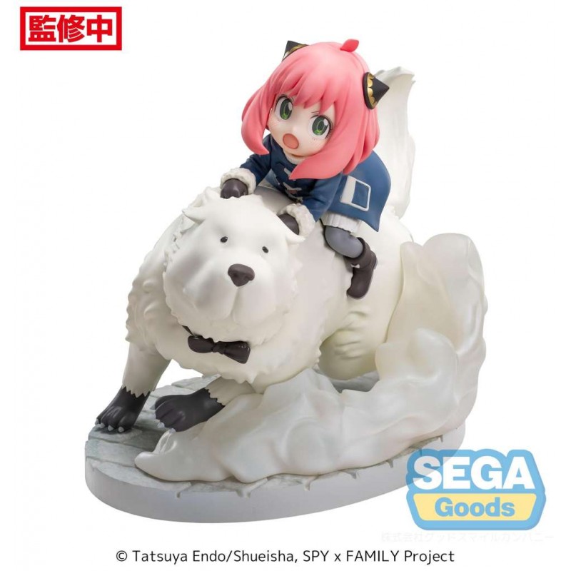 SEGA GOODS SPY X FAMILY LUMINASTA ANYA AND BOND FORGER MISSION EXTENDED STATUE FIGURE