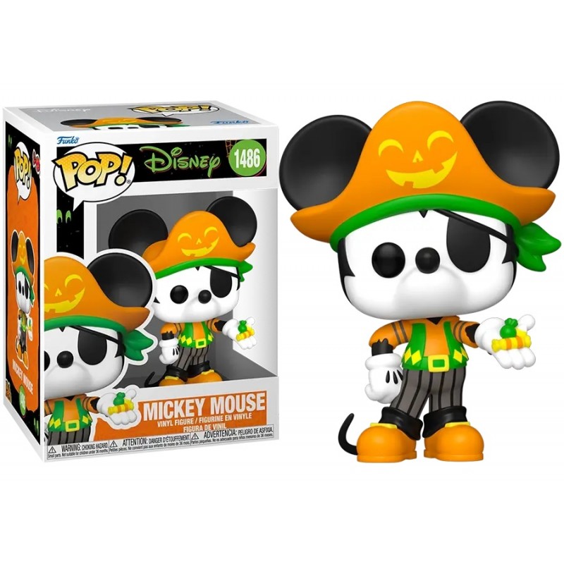 FUNKO POP! DISNEY HALLOWEEN MICKEY MOUSE 1486 BOBBLE HEAD FIGURE FUNKO