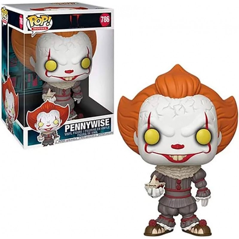 FUNKO POP! IT SUPER SIZE PENNYWISE WITH BOAT BOBBLE HEAD KNOCKER FIGURE FUNKO