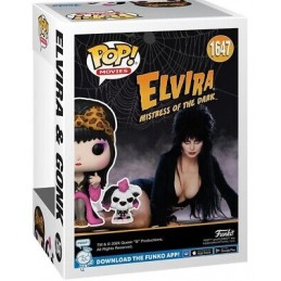 FUNKO FUNKO POP! ELVIRA MISTRESS OF THE DARK ELVIRA AND GONK BOBBLE HEAD FIGURE