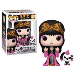 FUNKO FUNKO POP! ELVIRA MISTRESS OF THE DARK ELVIRA AND GONK BOBBLE HEAD FIGURE