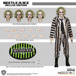 BEETLEJUICE ONE:12 DELUXE ACTION FIGURE MEZCO TOYS