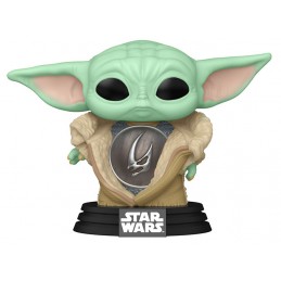 FUNKO POP! STAR WARS DIN GROGU WITH ARMOR BOBBLE HEAD KNOCKER FIGURE FUNKO