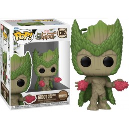 FUNKO FUNKO POP! MARVEL STUDIOS WE ARE GROOT - GROOT AS SCARLET WITCH BOBBLE HEAD FIGURE