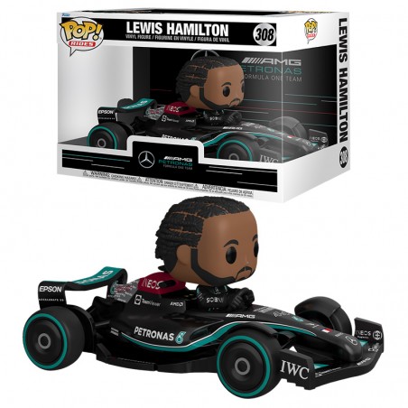 FUNKO POP! RIDES FORMULA 1 LEWIS HAMILTON MERCEDES FIGURE