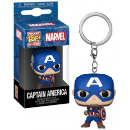 MARVEL POCKET POP! CAPTAIN AMERICA PORTACHIAVI FUNKO