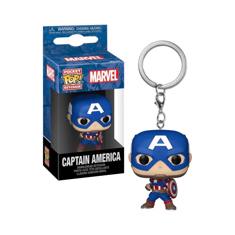 FUNKO MARVEL POCKET POP! CAPTAIN AMERICA KEYCHAIN