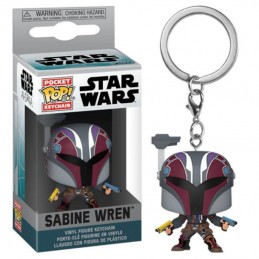 STAR WARS AHSOKA SABINE WREN POCKET POP! KEYCHAIN PORTACHIAVI FUNKO