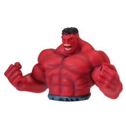 MONOGRAM MARVEL COMICS RED HULK BUST BANK