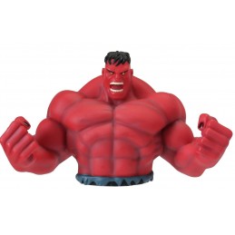 MARVEL COMICS RED HULK BUST BANK SALVADANAIO MONOGRAM