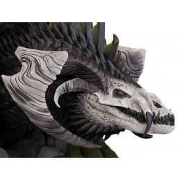 DUNGEONS AND DRAGONS BLACK DRAGON BOOKEND FIGURE FERMALIBRI WIZKIDS